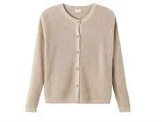 Lil Atelier humus melange cardigan knit (voksen)